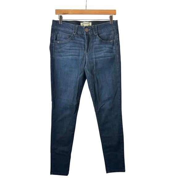 Democracy Jeans Women’s Sz 8 Cigarette Dark Wash Tummy Control Slimming Stretch - Picture 1 of 14